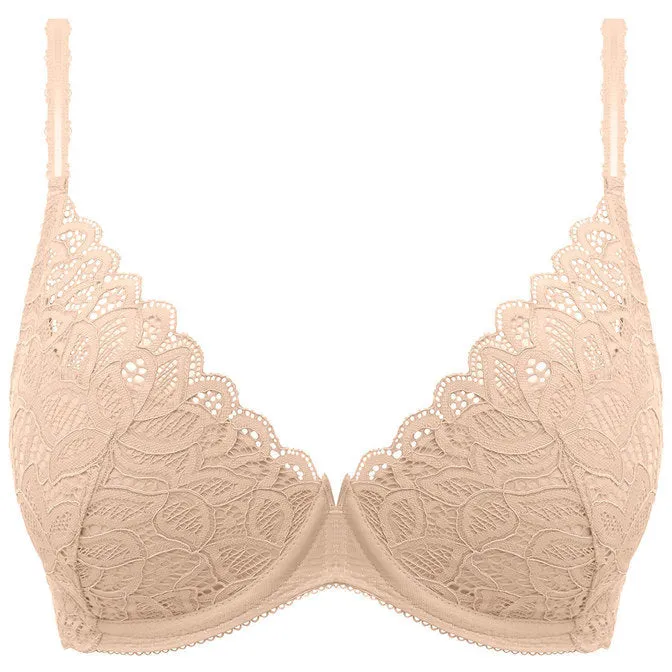 Wacoal Raffine Plung Bra -Frappe