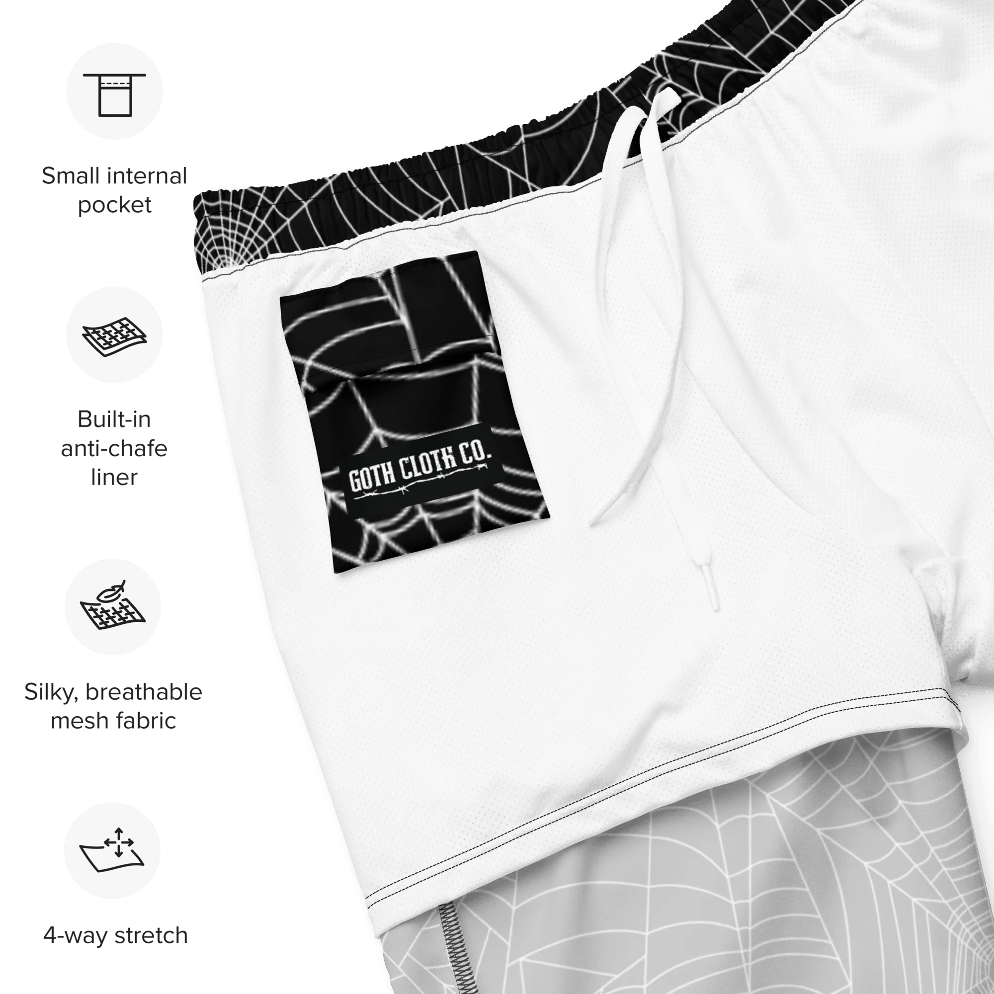 Web Weaver Men's Swim Trunks