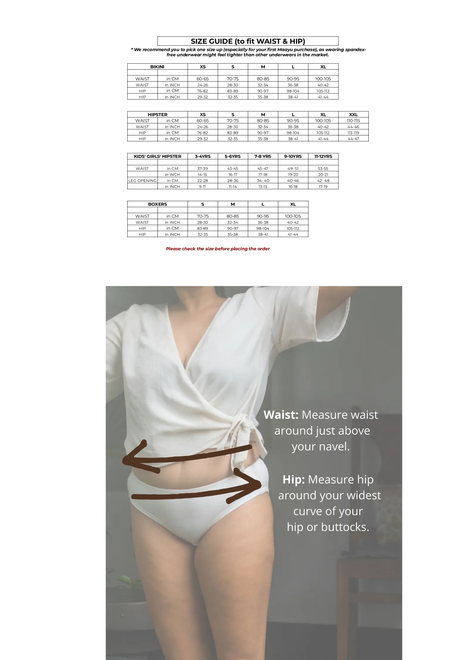 White Cotton Bikini Underwear | Free From Spandex | Comfortable