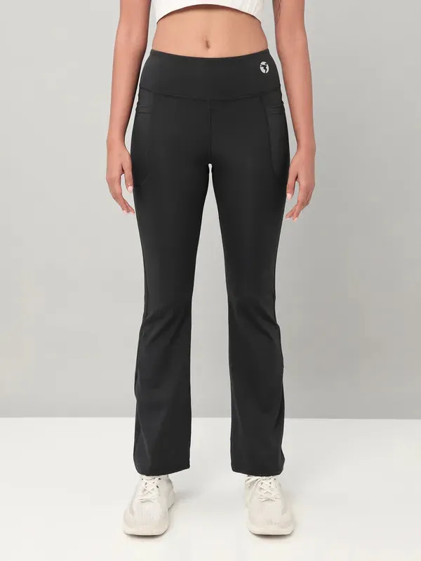 Women Solid Fit & Flare Pants with ELASTO PLUS