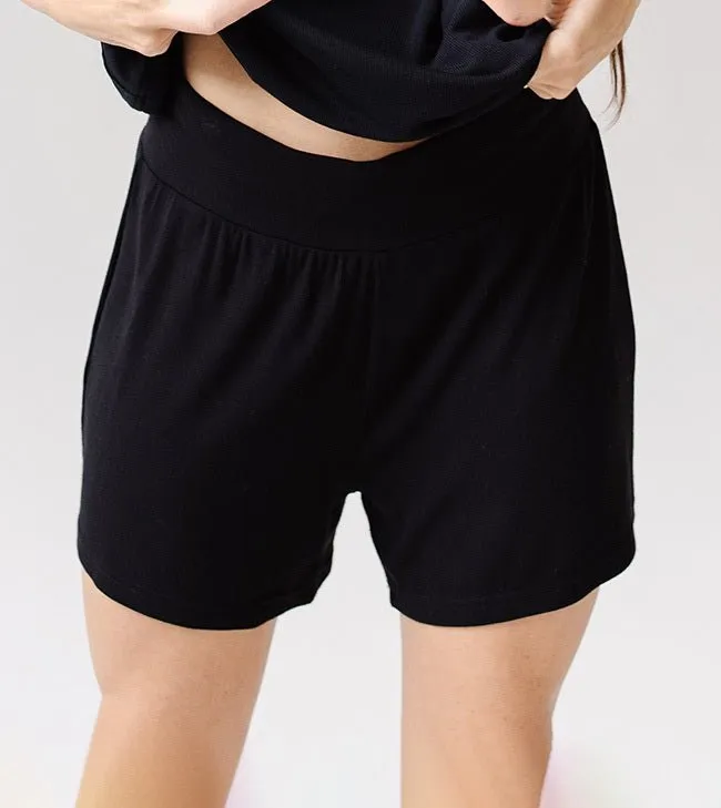 Women’s Bamboo Rib-Knit Lounge Short