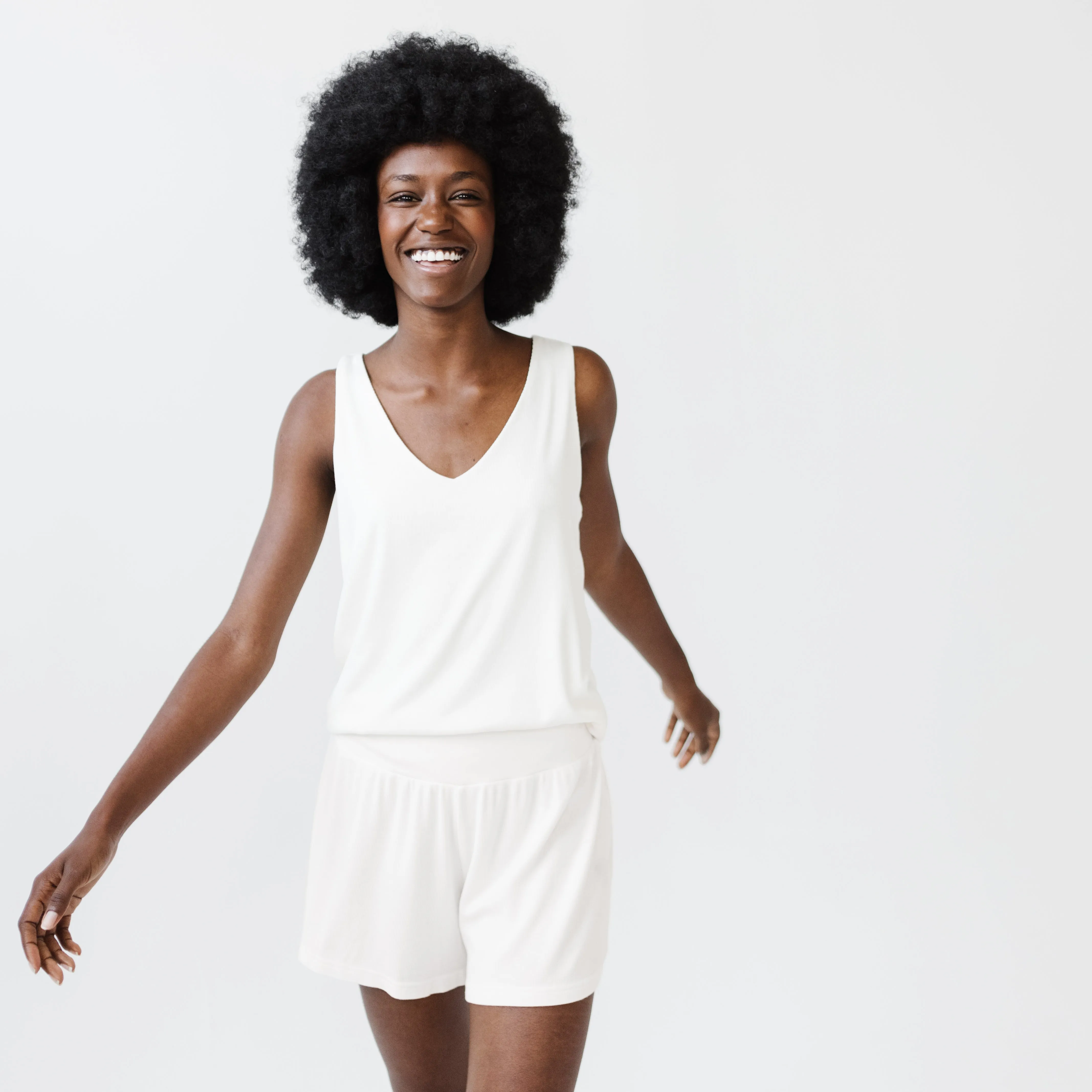Women’s Bamboo Rib-Knit Lounge Short
