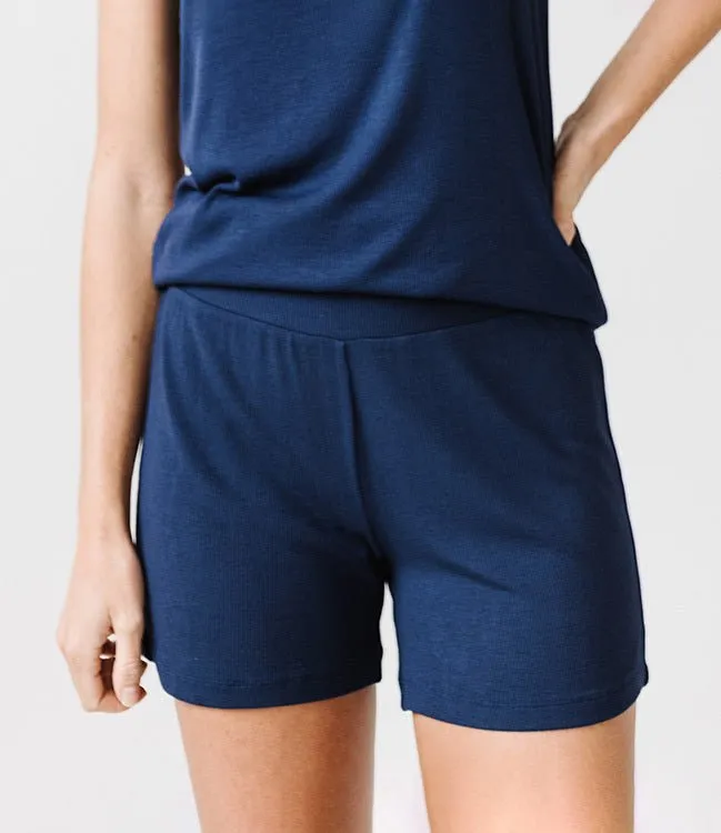 Women’s Bamboo Rib-Knit Lounge Short
