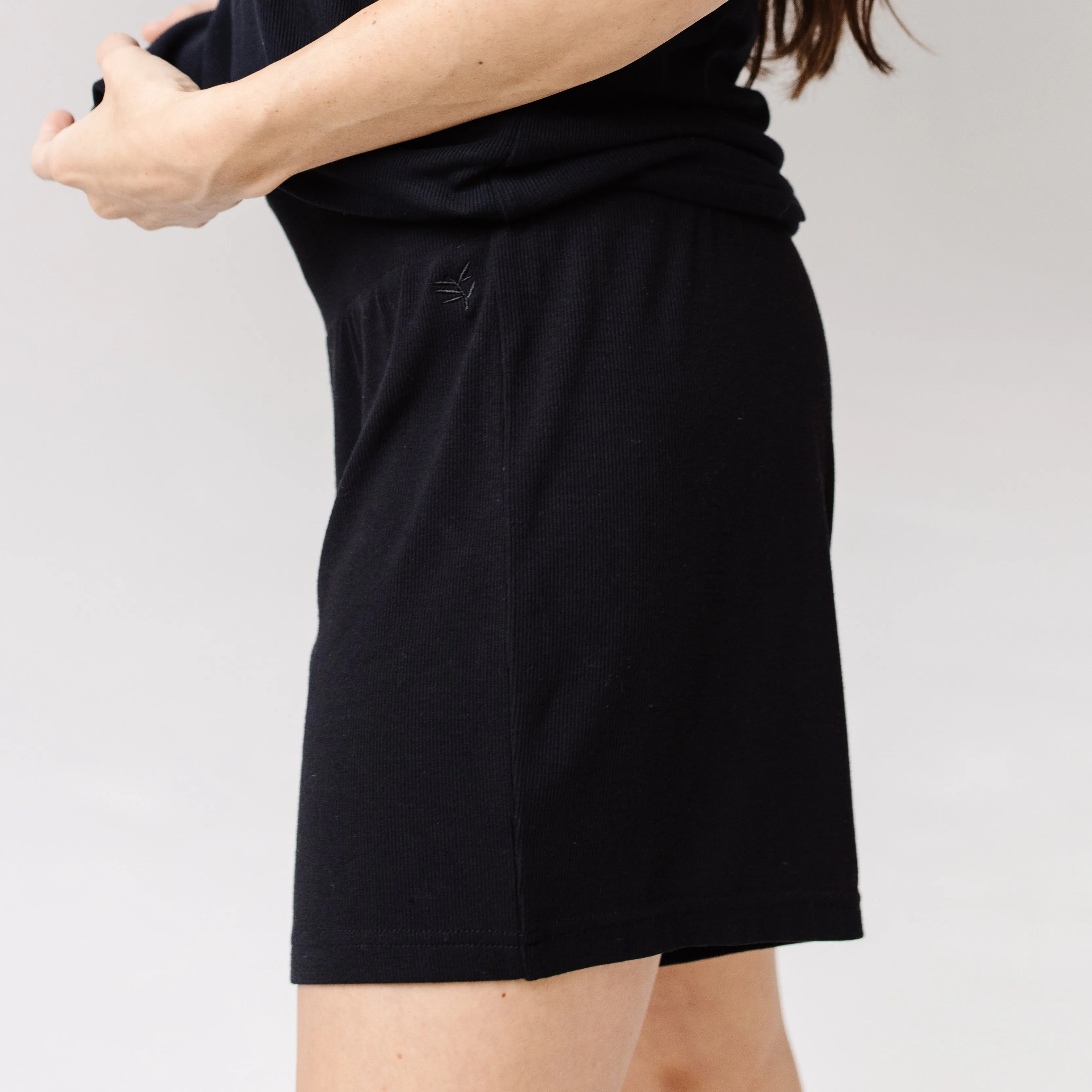 Women’s Bamboo Rib-Knit Lounge Short