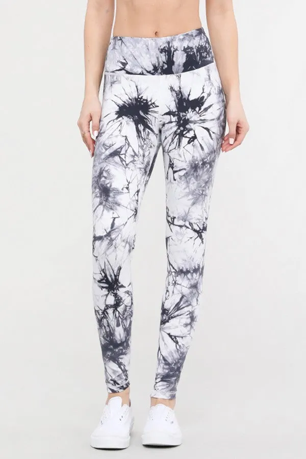 Women's Buttery Soft Tie Dye Activewear Leggings