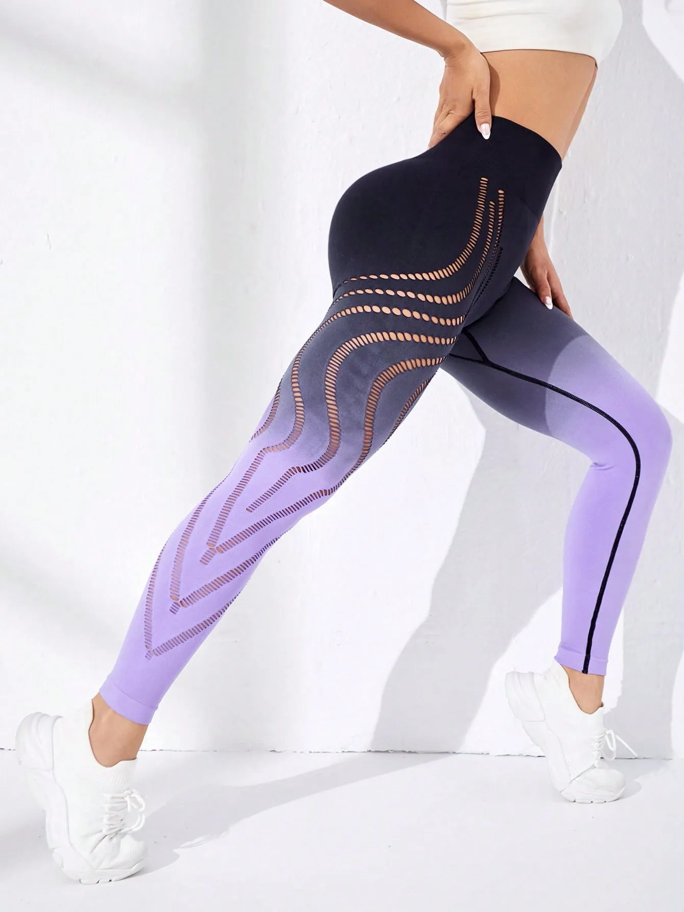 Yoga Basic Yoga Leggings Seamless High Stretch Tummy Control