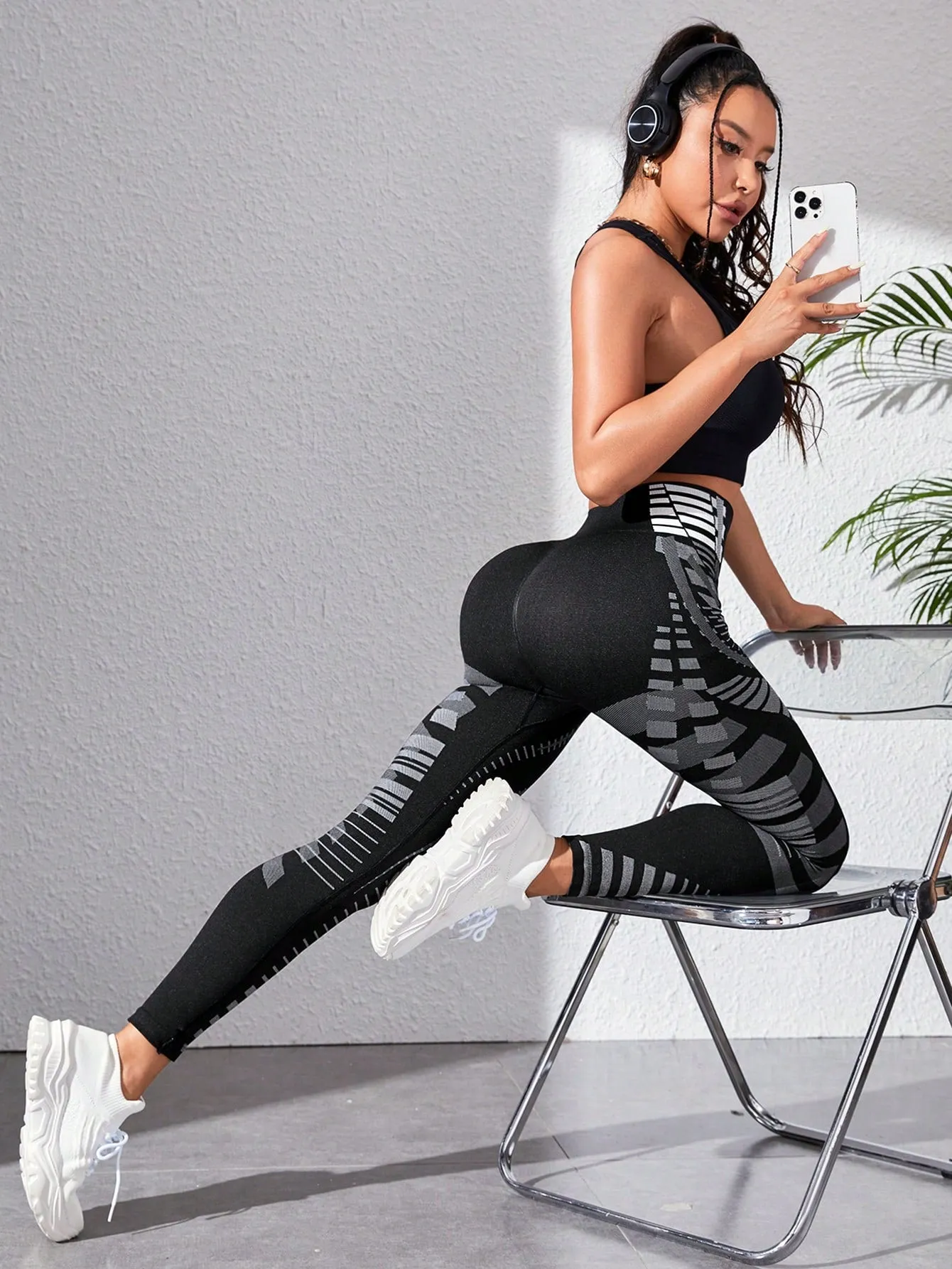 Yoga Basic Yoga Leggings Seamless High Stretch Tummy Control