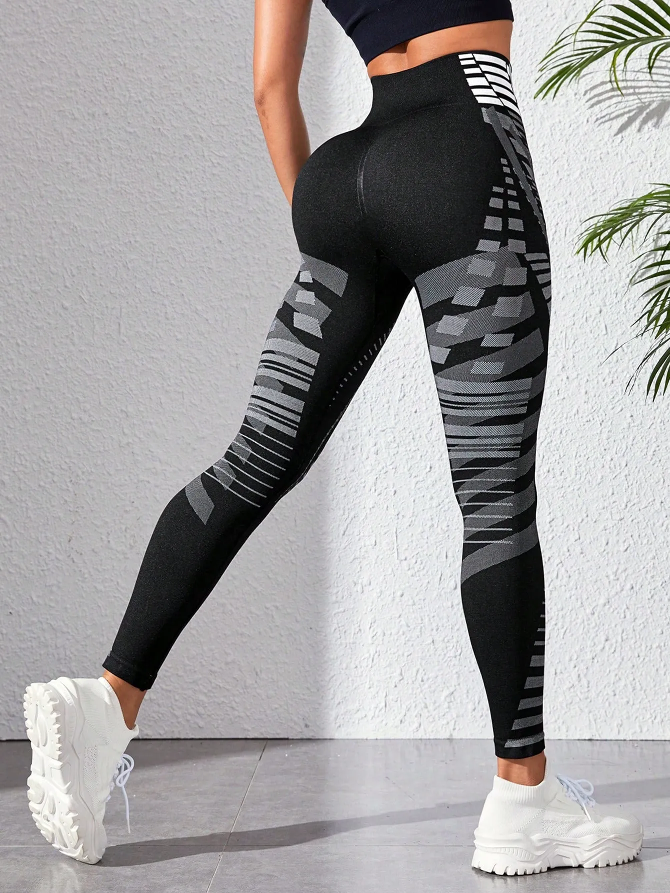 Yoga Basic Yoga Leggings Seamless High Stretch Tummy Control
