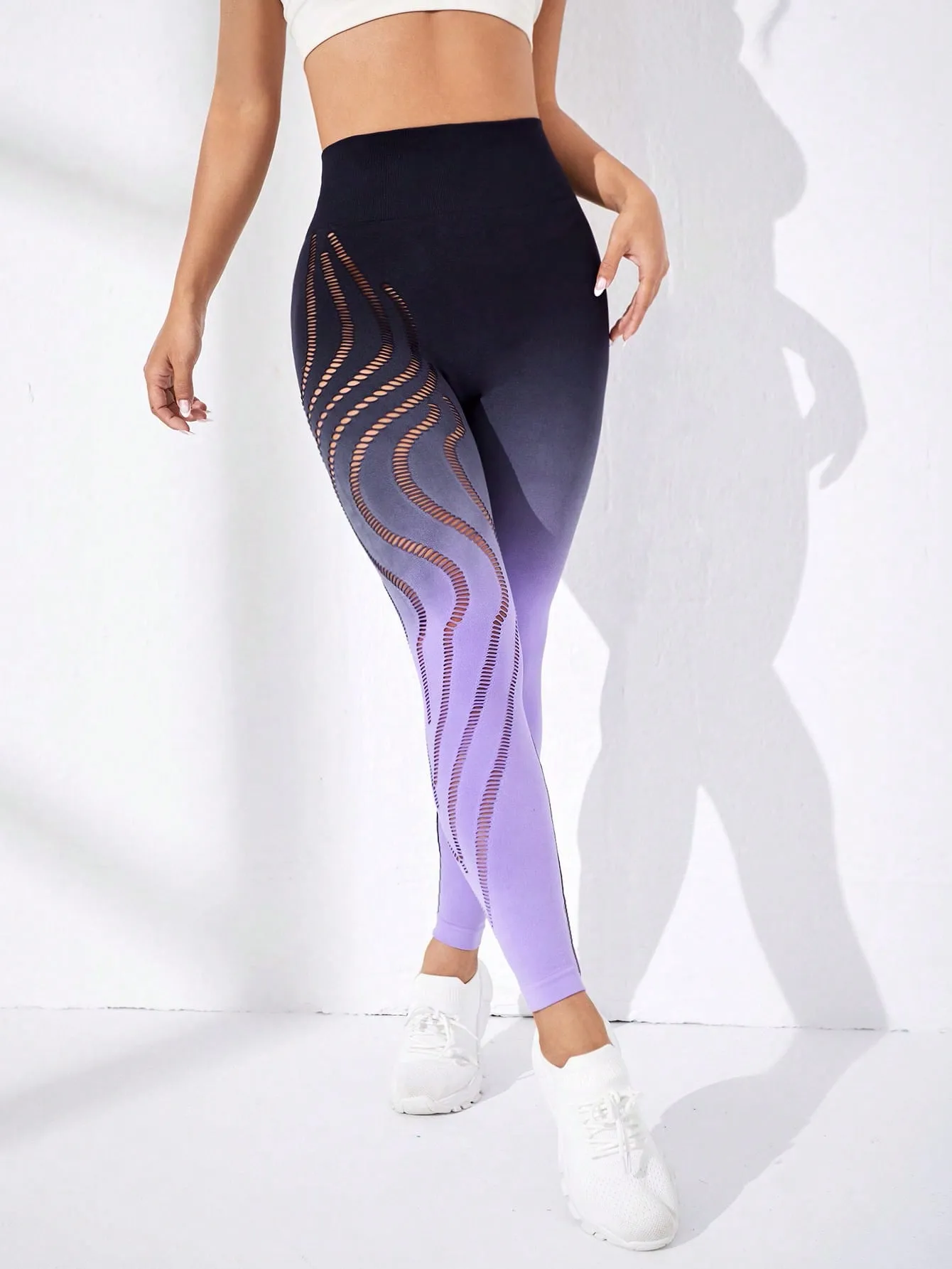 Yoga Basic Yoga Leggings Seamless High Stretch Tummy Control