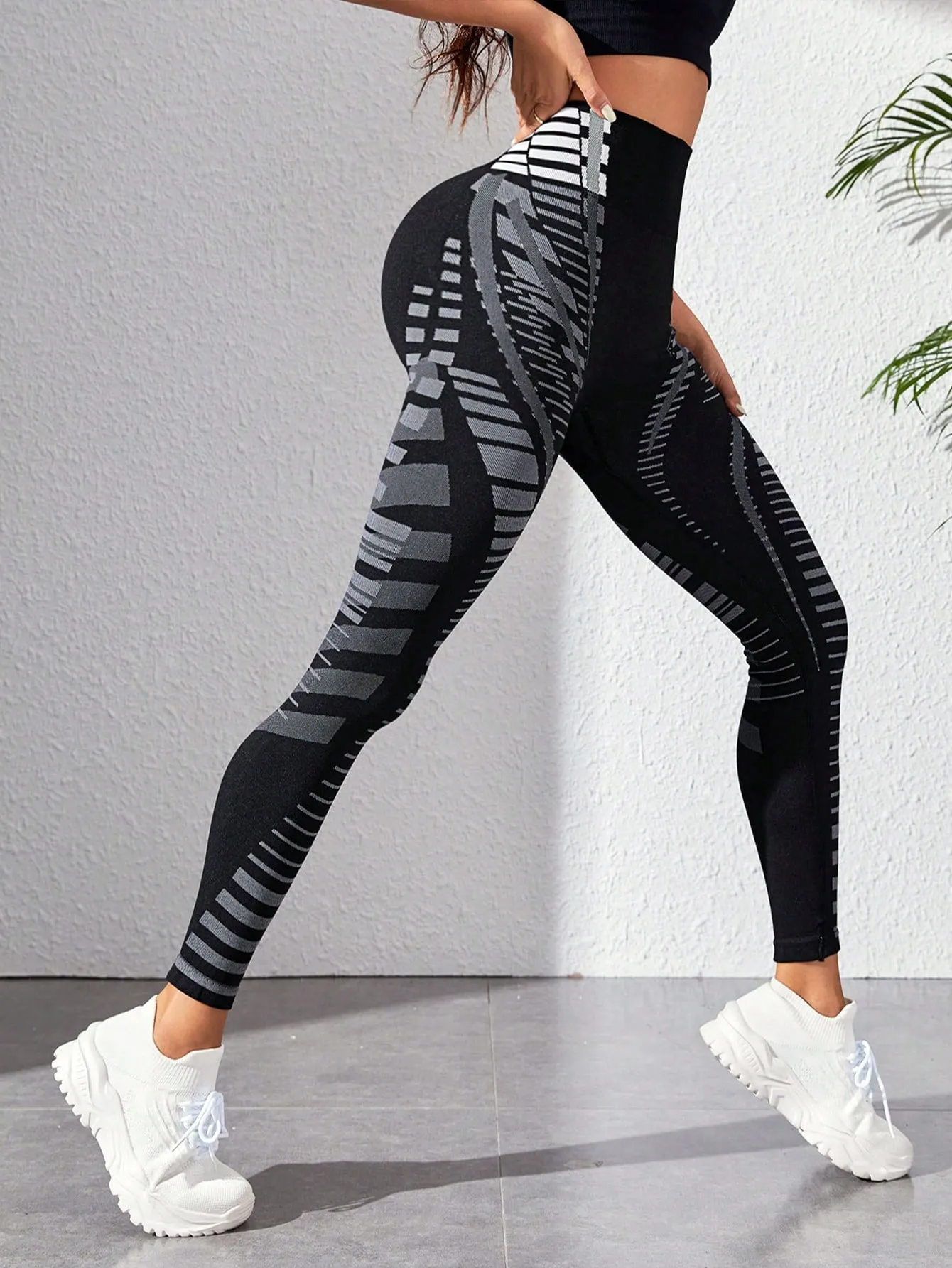 Yoga Basic Yoga Leggings Seamless High Stretch Tummy Control