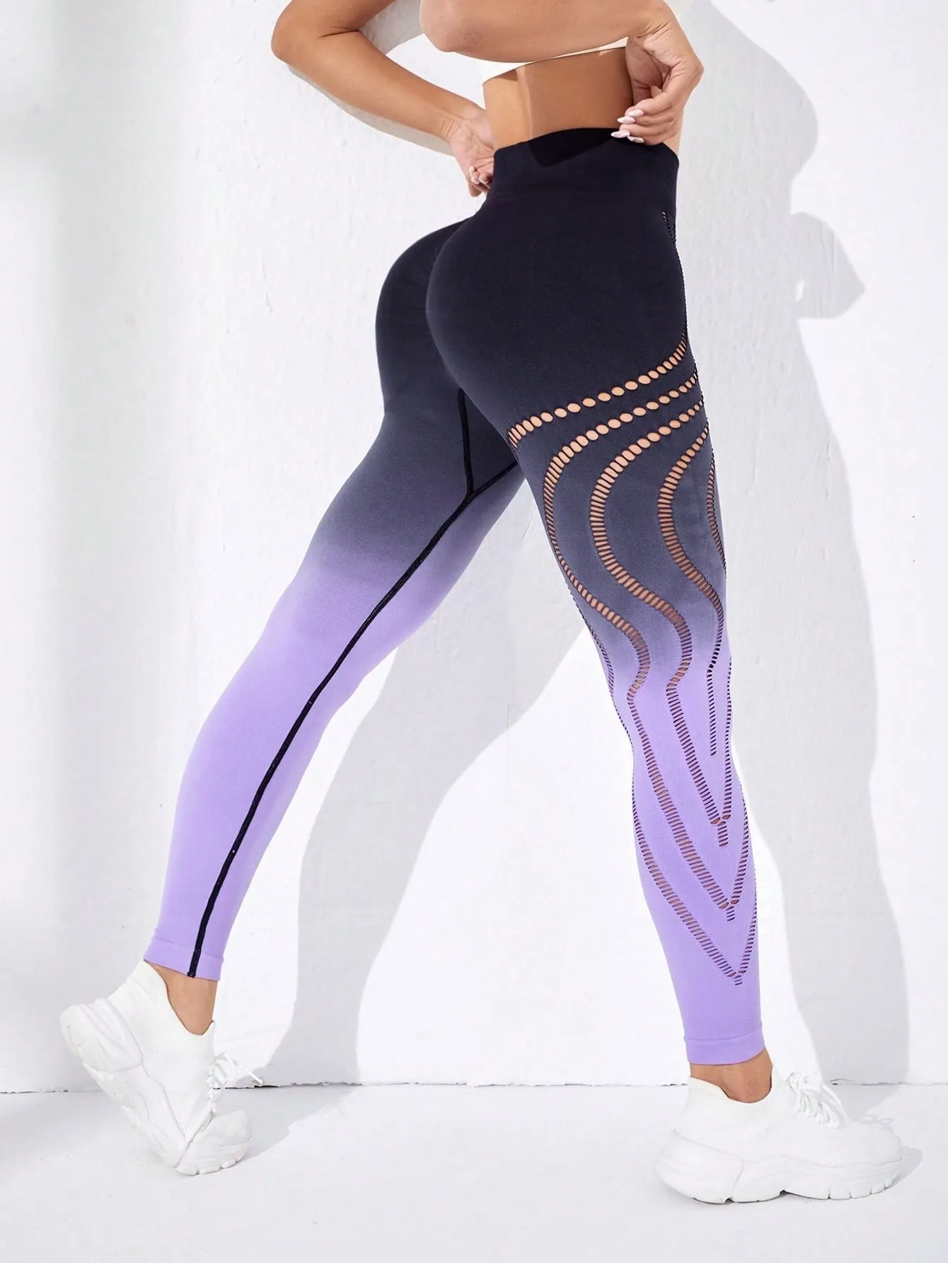Yoga Basic Yoga Leggings Seamless High Stretch Tummy Control